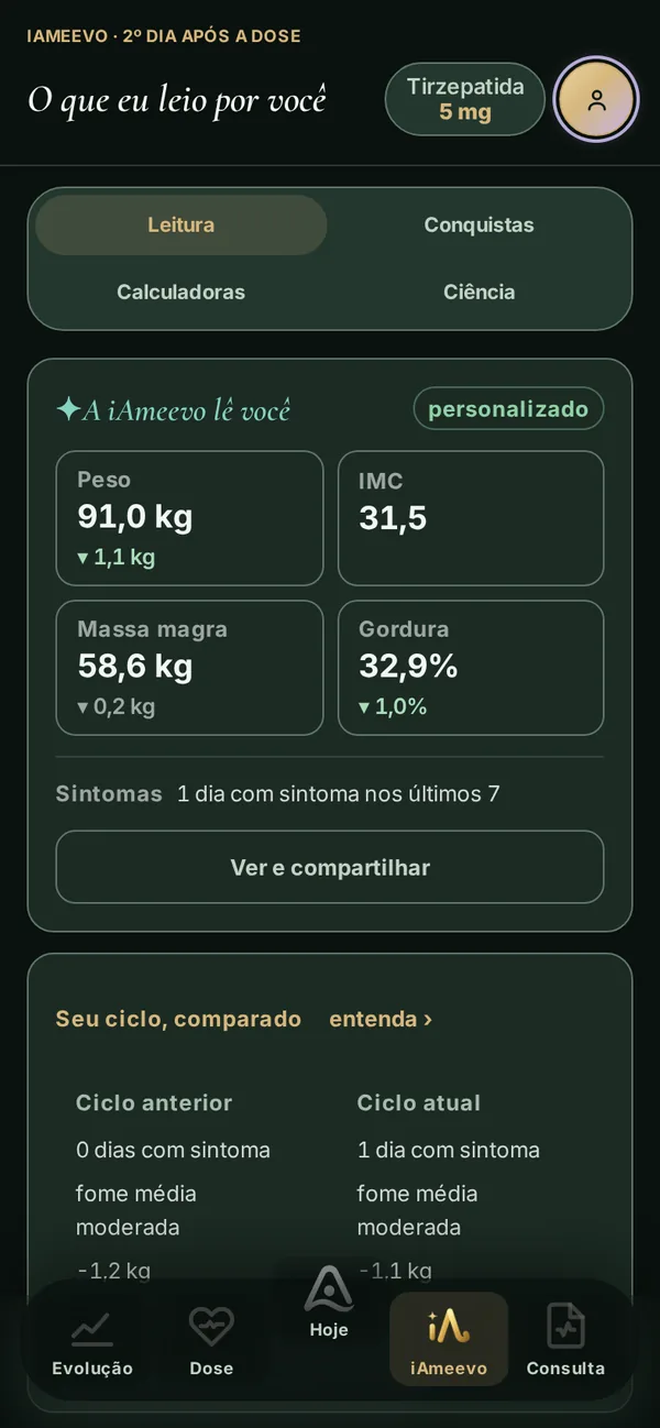 Tela iAmeevo